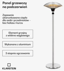 Blumfeldt Heat Guard 2100W Promiennik Podczerwieni Srebrny