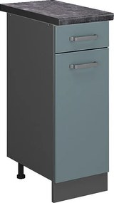 Szafka dolna do kuchni niebiesko-szary 30x60x81.6 r-line