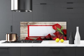 Panel Szklany Bukiet Klasycznych Róż