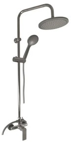 RAV Slezák NL182.5/7MGK - Zestaw prysznicowy z baterią NIL, szczotkowany szary