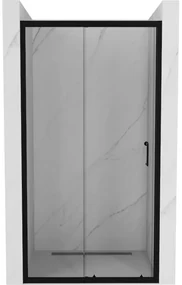 Mexen Apia drzwi prysznicowe rozsuwane 100 cm, transparent, czarne - 845-100-000-70-00