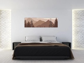 Obraz - Góry Brunatne N⁰2 (170x50 cm)