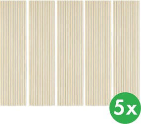 Drewniany panel akustyczny, 2400 x 600 mm, B2BP001, 5 szt, brzoza