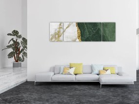 Obraz - Zielony marmur N⁰3 (170x50 cm)