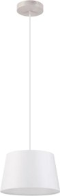 Lampa wisząca na lince AIDA 1xE27/60W/230V śr. 25 cm dąb/biały