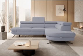 Narożnik OTIS L Prawostronny Regulowane Zagłówki wolnostojący tkanina AURORA 16 WERSAL