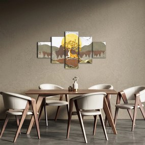 Obraz jelenia (125x70 cm)