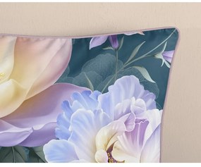 Niebieska pościel dwuosobowa z satyny bawełnianej 200x220 cm Mirery – Descanso