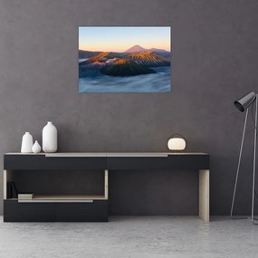 Obraz na szkle góry Bromo w Indonezji (70x50 cm)