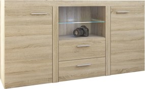 Komoda RITMO 156 cm do Salonu Sypialni Dąb sonoma