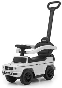 Hulajnoga Milly Mally z prowadnicą Mercedes G350dbiała, 94 x 40 x 86,5 cm