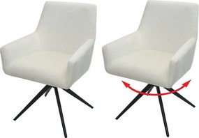 Krzesło do jadalni MCW-L91 (zestaw 2 sztuk),  kremowo-beżowy