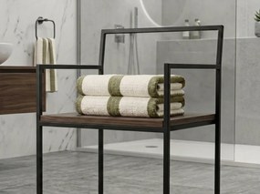 Szybkoschnący ręcznik VELMORA 50x100 cm oliwkowy, 100% mikrofibra