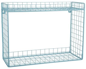 Turkusowa wielopoziomowa stalowa półka 40 cm Reja – PT LIVING