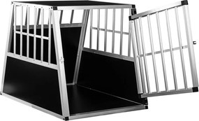 Aluminiowa skrzynia transportowa dla psów, 65 × 91 × 69,5 cm