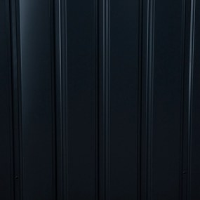 Outsunny szopa na narzędzia z fundamentem metalowa domek ogrodowy grafitowy 213x130x185 cm zabezpieczenie przed warunkami atmosferycznymi | Aosom PL