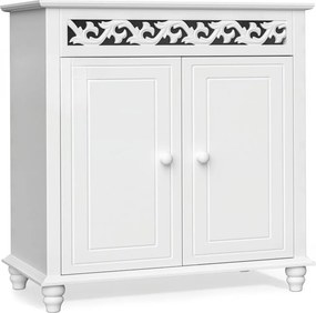 Komoda JERSEY, 76 x 65 x 35cm, biała Casaria