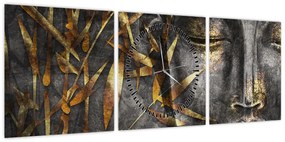 Obraz - Zjednoczenie mądrości (z zegarem) (90x30 cm)