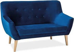 Sofa NORDIC 2 VELVET granatowa
