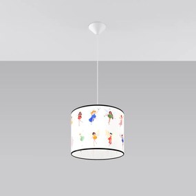Lampa wisząca WRÓŻKI 30 biała SOLLUX  LIGHTING