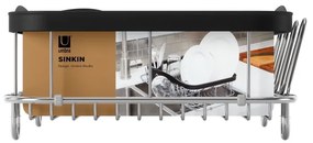 Czarny stalowy ociekacz 37x29 cm Sinkin – Umbra