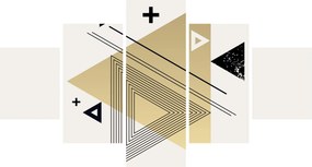 Obraz - Kształty geometryczne N⁰4 (125x70 cm)