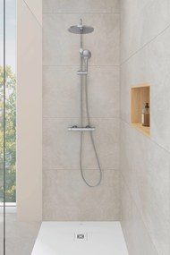 System prysznicowy Duravit z termostatem3 rodzaje strumienia i funkcja MinusFlow