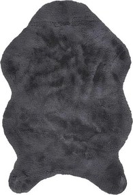 Dywan imitujący futro o gęstym włosiu szary 60x90cm "Kazan" - Praktyczna i użyteczna dekoracja