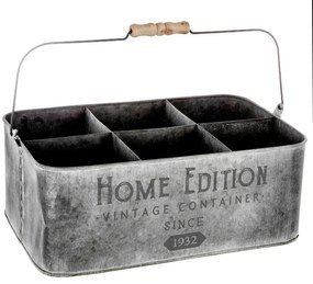 Doniczki metalowe HOME EDITION w stylu vintage, 36,5 x 23,3 x 13,9 cm