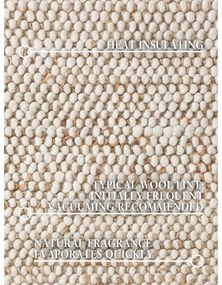 Beżowy dywan z mieszanki wełny tkany ręcznie 200x300 cm Peas – Villeroy&amp;Boch