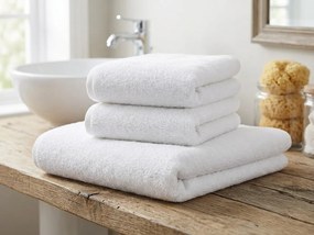 Ręcznik kąpielowy MONEA 70x140 cm biały, 100% bawełna
