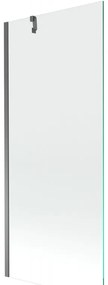 Mexen Next parawan nawannowy 1-skrzydłowy 80 x 150 cm, transparent, gun metal - 895-080-000-00-00-95