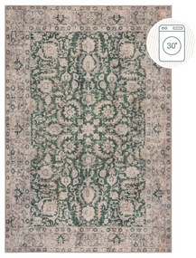 Zielony dywan odpowiedni do prania 152x230 cm Beau Floral – Flair Rugs