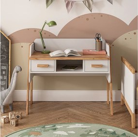 Biurko biały/artystyczny 97x51x80 malia