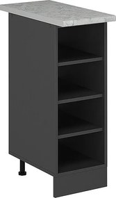 Półka kuchenna antracyt 30x60x81.6 r-line