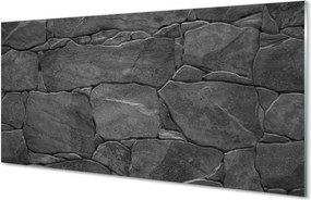 Szklany Panel Kamienny Mur Dekoracyjny