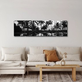 Obraz tropikalnej wyspy (170x50 cm)