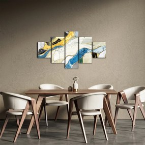 Obraz - Kolorowy marmur (125x70 cm)