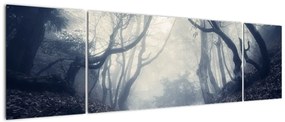 Obraz- Las we mgle (170x50 cm)