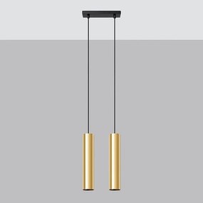 Lampa wisząca LAGOS 2 złoty połysk