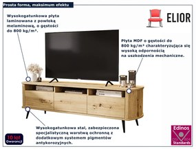Skandynawska szafka RTV dąb artisan T2-H49