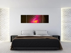 Obraz - abstrakcja spiralna (170x50 cm)