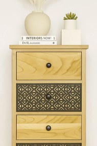 Szeroka komoda Tiladon z 4 szufladami