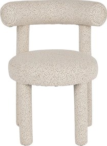 Krzesło 62x80x58 cm Jasny Krem Leith LET77M