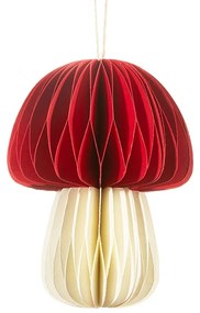 Papierowa ozdoba świąteczna wykonana ręcznie ø 5 cm Honeycomb Mushroom – Sass &amp; Belle