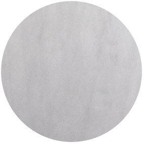 Dywan pluszowy Sky srebrny 120 cm x 120 cm koło
