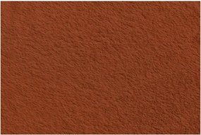 Pomarańczowy worek do siedzenia z imitacji futra Lilibet – Bobochic Paris