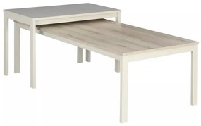 Ława FROST L1 120x60 off white/dąb alpejski SIGNAL