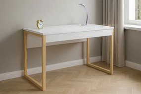 Skandynawskie biurko drewniane 100 cm - Kizo X8
