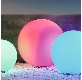 Eglo 98108 - Lampa zewnętrzna LED RGBW MONTEROLO-C 1xLED/9W/230V IP65 średnica 600 mm